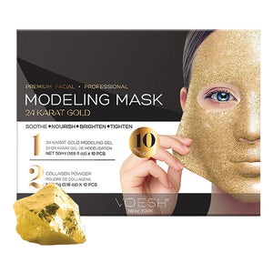 Modeling Mask 24 Karat Gold